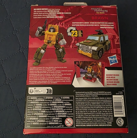 Transformers Studio Series 86-22 Deluxe Class Brawn Takara Tomy (Not Mint) - Picture 8 of 14